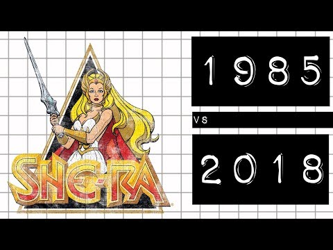 SHE-RA: 1985 vs 2018 #meteoro.doc